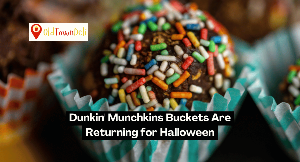 Dunkin’ Munchkins Buckets Are Returning for Halloween