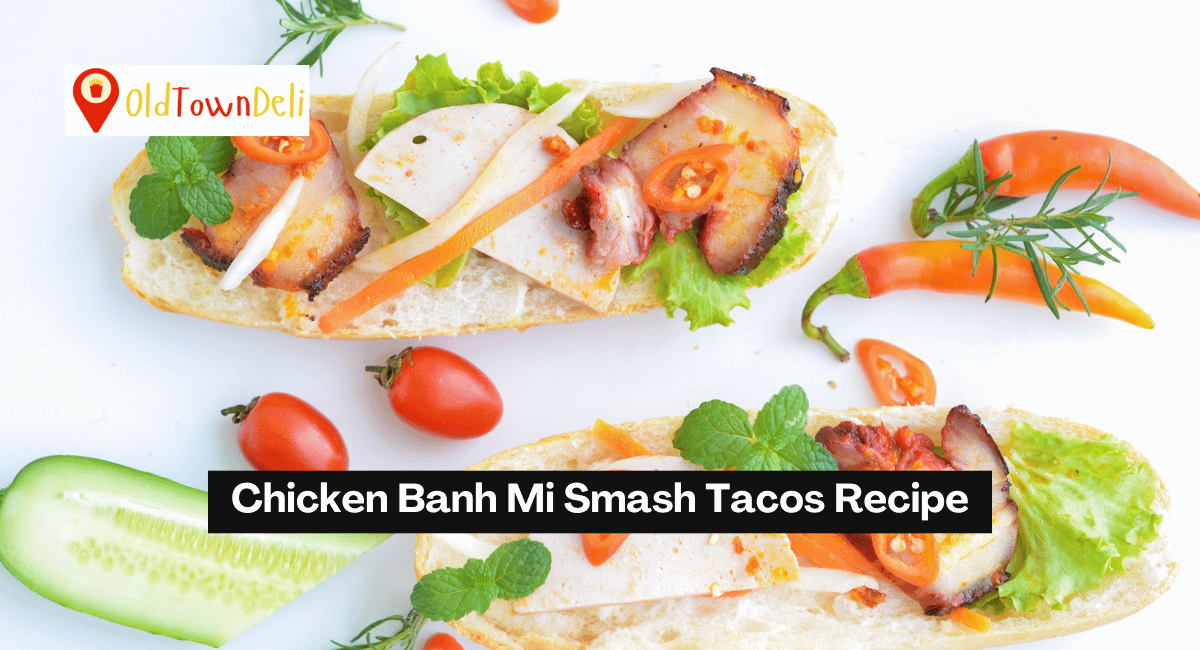 Chicken Banh Mi Smash Tacos Recipe