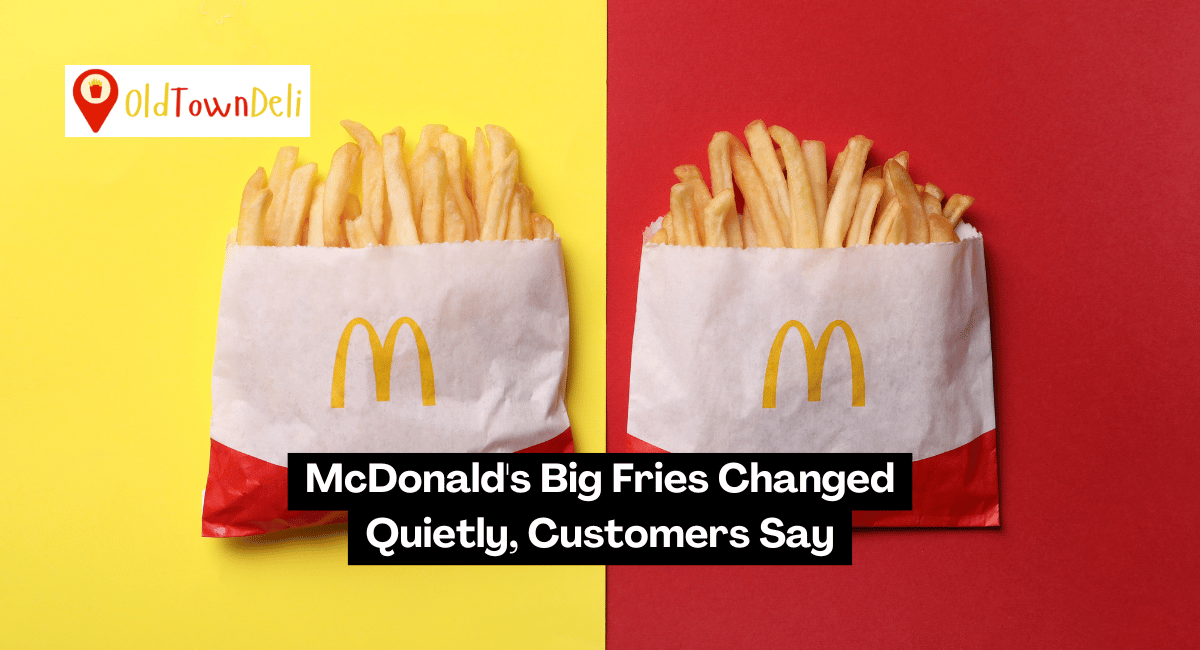 McDonald’s Big Fries Changed Quietly, Customers Say